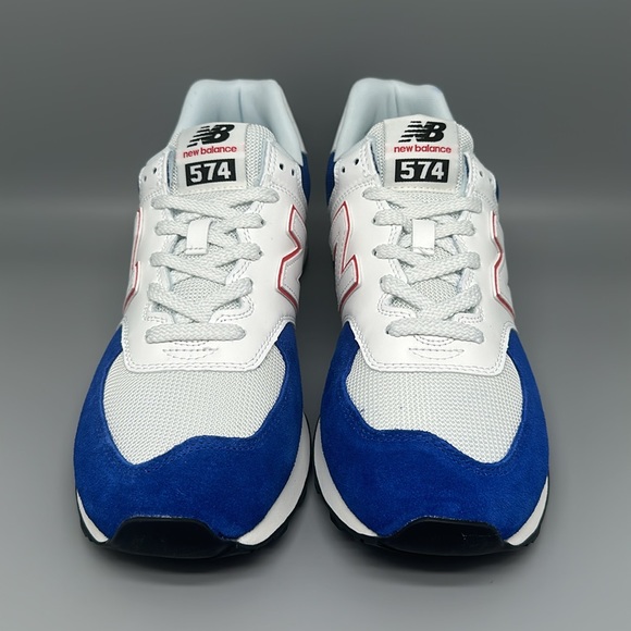 New Balance 574 Blue White Red Running Shoes U574VN2 Men's Sz 10 Women's Sz 11.5 - Picture 4 of 11